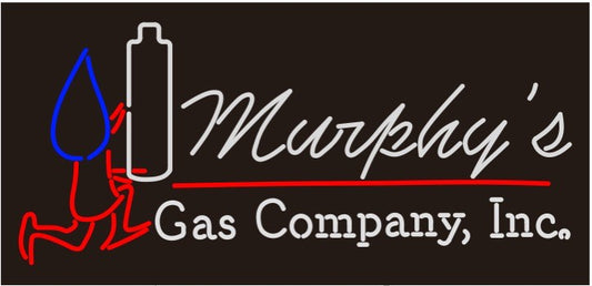 CUSTOM REQUEST - Light Up MURPHYS Sign - Vintage style Handmade Glass Neon Lamps - Bar/Business Logo decor 30"