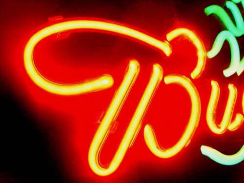 Light Up Budweiser Dragon Beer Sign - Vintage style Handmade Glass Neon Lamps - Bar/Business Logo decor 17"x14"