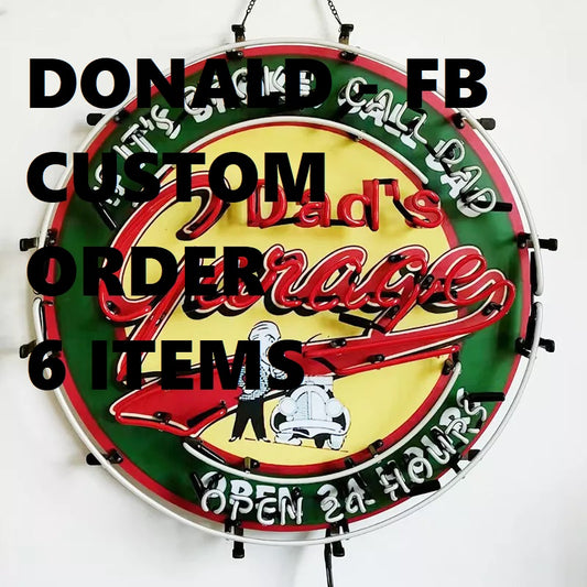 Donald FB custom Order - 6 items